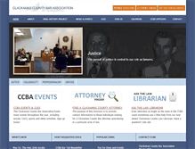 Tablet Screenshot of clackamas-bar.org